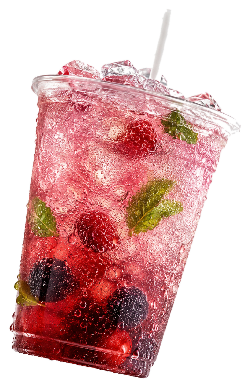 Berry drink for VELVET BUN campaign